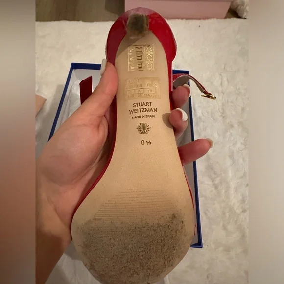 Stuart Weitzman Nudist Curve Heels - Picture 3 of 5